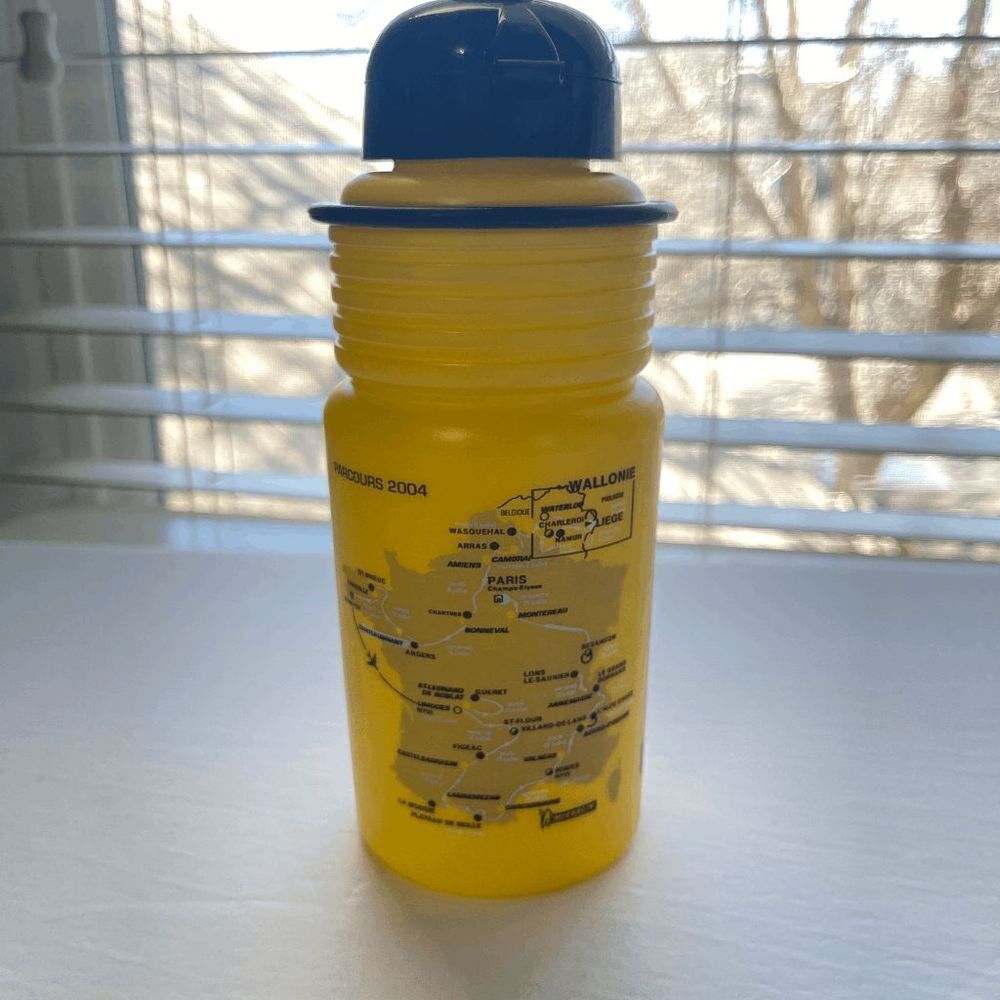 Vintage 2004 Tour de France Elite Water Bottle with Map Graphic‎
